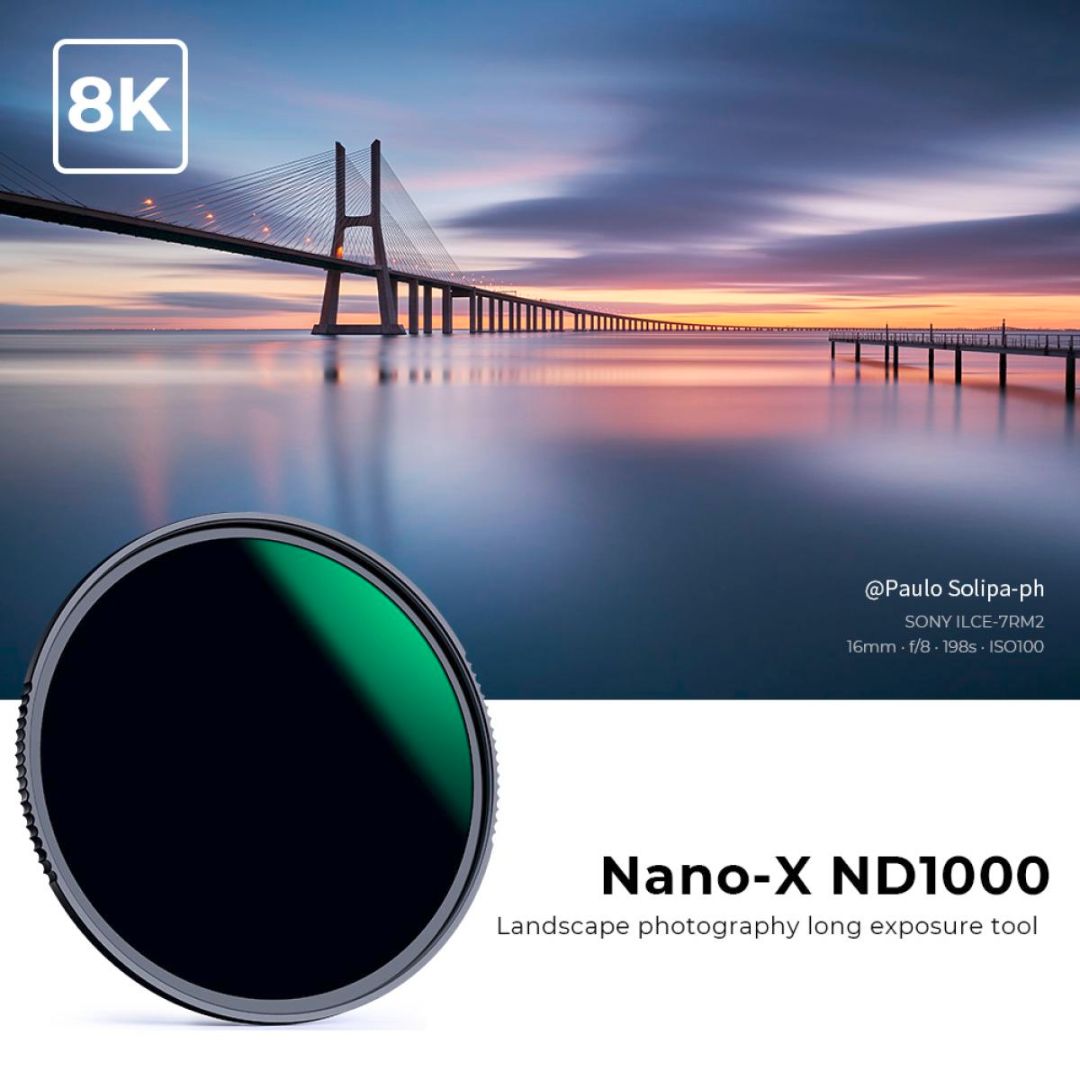 K&F Concept 112mm ND1000 (10 Stop) Fixed ND Filter Neutral Density Multi-Coated KF01.2015 - 2
